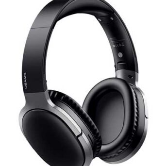 USAMS bluetooth headphones US-YN001, wireless & wired, 40mm, μαύρα
