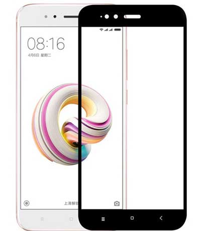 POWERTECH Tempered Glass 5D Full Glue για Xiaomi Mi A1 Qualcomm, μαύρο