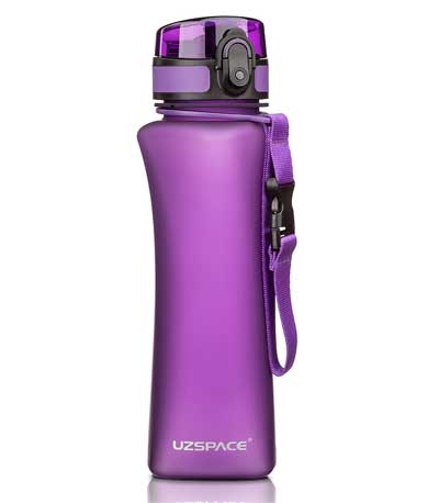 UZSPACE παγούρι νερού Twisted Fitness UZ-6008-PR, 500ml, μωβ