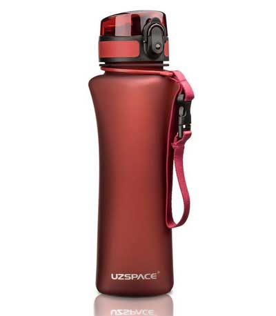 UZSPACE παγούρι νερού Twisted Fitness UZ-6008-RD, 500ml, κόκκινο
