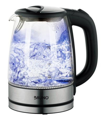 BRUNO Ηλεκτρικός βραστήρας BRN-0026, 2200w, 1.7lt, βάση 360°, LED