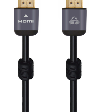 Powertech Καλώδιο HDMI 2.0 CAB-H096 Prime, 4k 3D, Copper, Μαύρο, 2m
