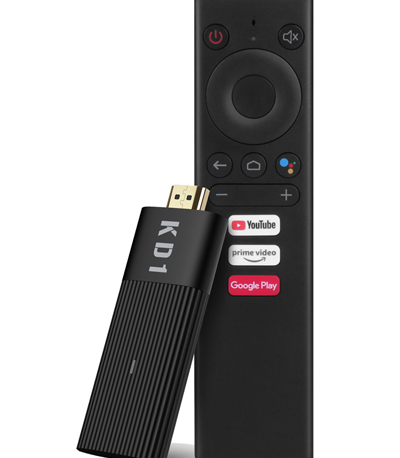 MECOOL TV Stick KD1, Google certificate, 4K, 2/16GB, WiFi, Android 10
