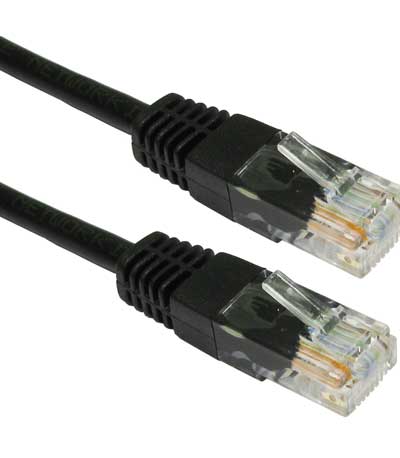 POWERTECH Καλώδιο UTP cat 5e CAB-N002, 2m, μαύρο