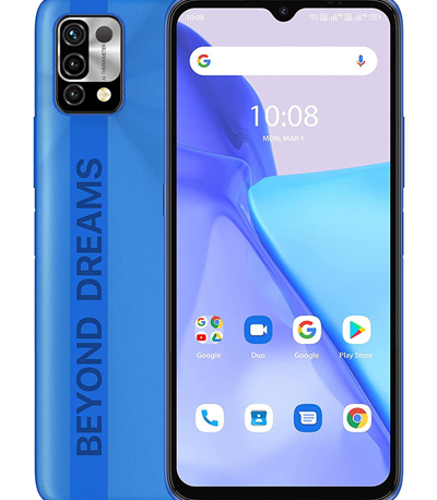 UMIDIGI smartphone Power 5, 6.53", 3/64GB, Android 11, 6150 mAh, μπλε