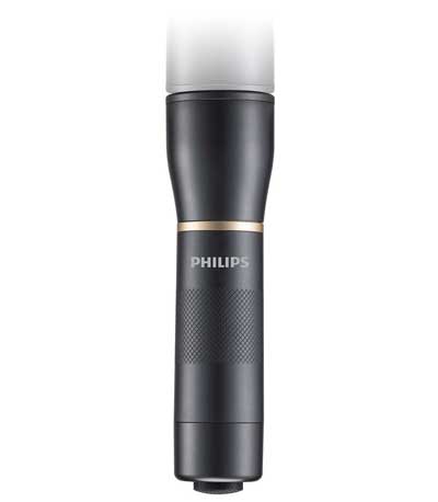 PHILIPS επαγγελματικός φακός LED SFL7000T-10, 7000 series, 400lm, μαύρος