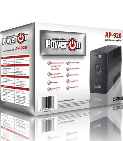 Ups 920VA Power On AP-920