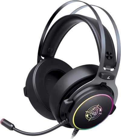 Headphone Zeroground RGB USB 7.1 HD-2900G HATANO v2.0