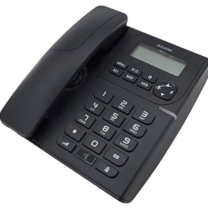 Alcatel Temporis 58 Μαύρο Σταθερό Ψηφιακό Τηλέφωνο