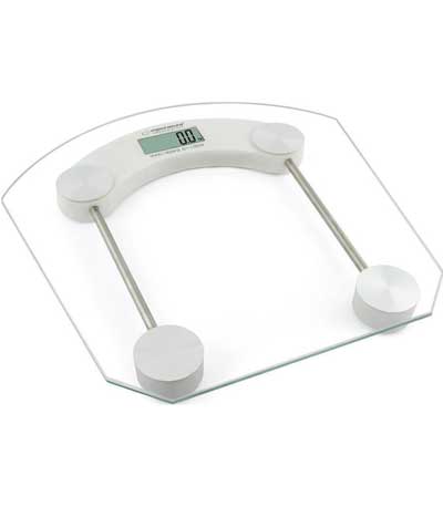 Esperanza EBS008W Ζυγαριά Μπάνιου Pilates Transparent
