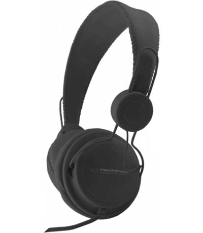 ESPERANZA EH148K headphones Sensation EH148K, 3.5mm, 105dB, 3m, μαύρα