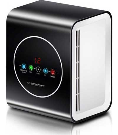 Esperanza EHP001 Ιονιστής-Καθαριστής Αέρα BREEZE 10W black and White