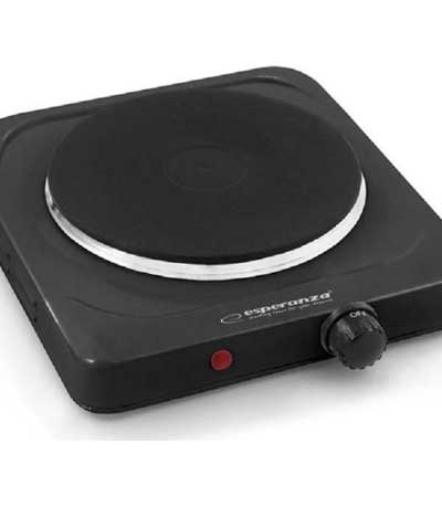 ESPERANZA Ηλεκτρικό Μάτι ELECTRIC HOT PLATE PINATUBO BLACK EKH002K