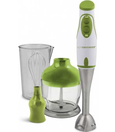 Esperanza EKM003G Μπλέντερ Χειρός Crema 450W Green