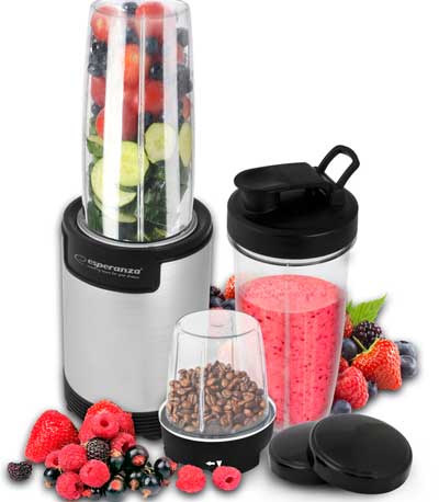 Esperanza Nutri Bomb EKM030 Μπλέντερ για Smoothies με Κανάτα 0.8lt  900Watt