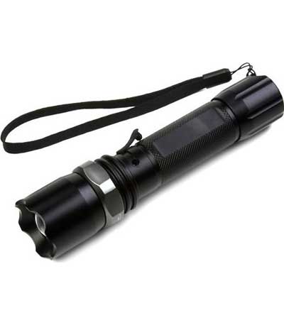 Esperanza EOT003 Αδιάβροχος Φακός LED από Αλουμίνιο 15cm μήκους 5W σε Μαύρο χρώμα