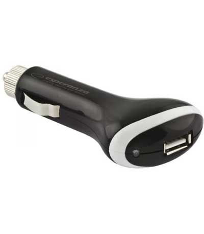ESPERANZA EZ105 USB Φορτιστής Αυτοκινήτου 1000MA UNIVERSAL