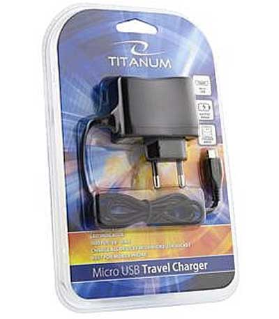 Esperanza TZ101 wall charger microUSB 0.8A, black