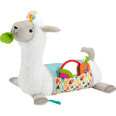 Fisher Price Λάμα Μαξιλαράκι Δραστηριοτήτων από Ύφασμα με Ήχους για Νεογέννητα (FXC36)