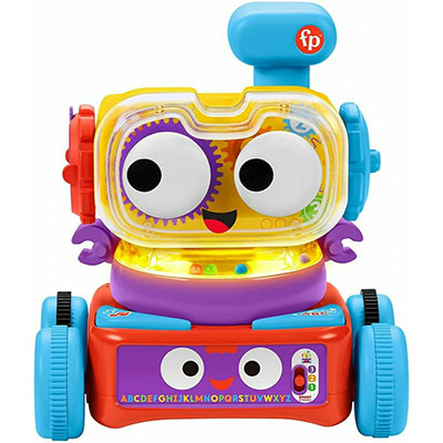 Fisher Price Εκπαιδευτικό Ρομπότ 4 σε 1 Smart Stages με Μουσική, Φως και Ήχους για 6+ Μηνών HCK43