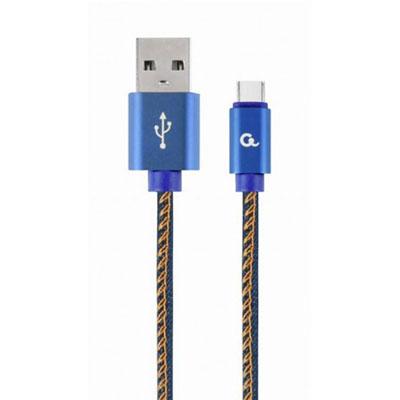 ΚΑΛΩΔΙΟ ΕΠΕΝΔΥΣΗ JEANS USB 2.0 to Type-C 2 m