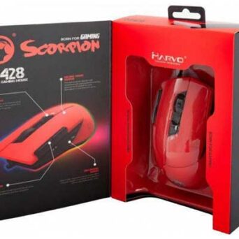 Marvo M428 Ενσυρματο Gaming Ποντικι 4800DPI 7 Προγρα.Πληκτρα Κοκκινο