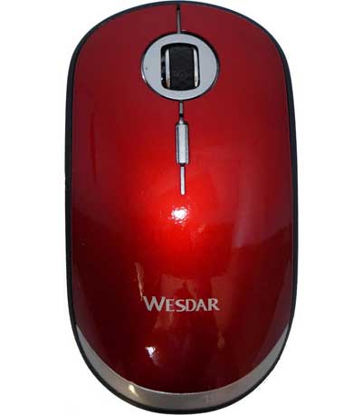 WESDAR V1 ΑΣΥΡΜΑΤΟ ΠΟΝΤΙΚΙ USB ΚΟΚΚΙΝΟ