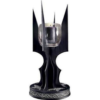 LORD OF THE RINGS Candle Holder Κηροπήγιο Μεταλλικό Saruman's Staff 25cm (0812370011223)