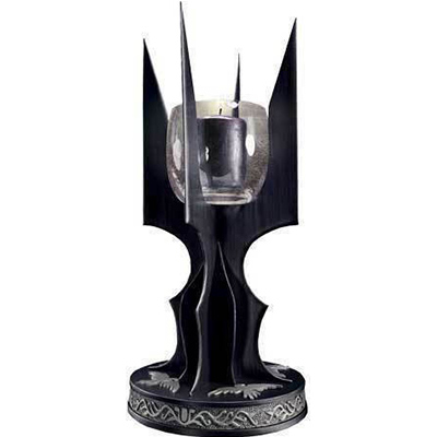 LORD OF THE RINGS Candle Holder Κηροπήγιο Μεταλλικό Saruman's Staff 25cm (0812370011223)