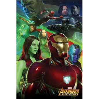 Pyramid AVENGERS INFINITY WAR - Poster 61X91 - Diorama 3/3 - Iron Man