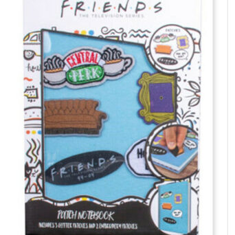 Blue Sky FRIENDS - Icons - A5 Notebook with patches