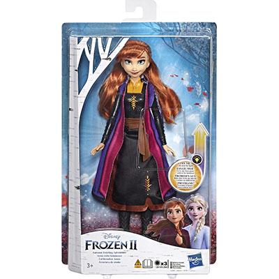 Hasbro Disney Frozen II - Anna Autumn Swirling Adventure Light Up Doll (E7001EU40)