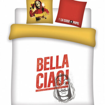 AyMax CASA DE PAPEL - Duvet Cover 240X220 - Bella Ciao '100% microfiber'