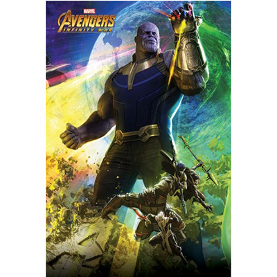 Pyramid AVENGERS INFINITY WAR - Poster 61X91 - Diorama 2/3 - Thanos