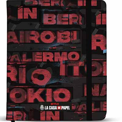 Karactermania LA CASA DE PAPEL - Cities - Notebook A5