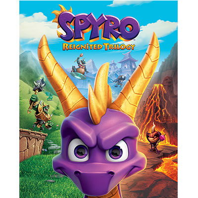 Pyramid SPYRO - Mini Poster 40X50 - Game Cover Art (MPP50753)