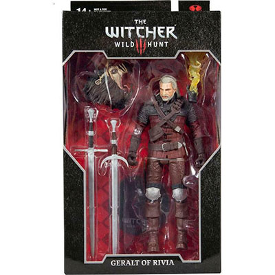 McFarlane The Witcher 3: Wild Hunt - Geralt of Rivia in Wolf Armor Action Figure (18cm)