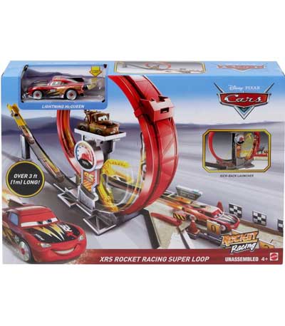 Mattel Disney Pixar Cars XRS Rocket Racing Πίστα Αγώνων Σούπερ (GJW44)