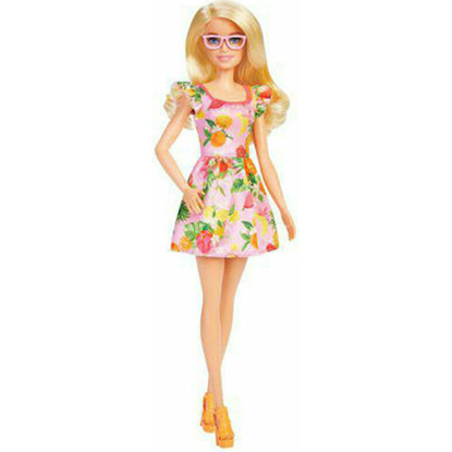 Mattel Barbie Doll - Fashionistas #181 - Fruit Print Dress Blonde Hair Doll (HBV15)