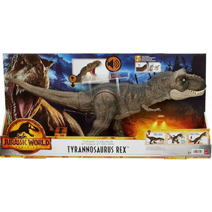 Mattel Jurassic World Dominion: Tyrannosaurus "Συντρίβει & Καταβροχθίζει" (HDY55)