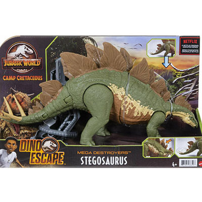 Mattel Jurassic World Camp Cretaceous Dino Escape: Mega Destroyers - Stegosaurus (GWD62)