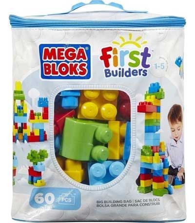 Mega Bloks First Builders: Big Building Bag 60τμχ (DCH55)