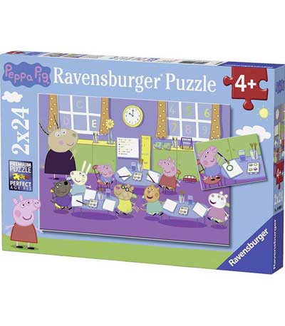 Ravensburger Πεππα το Γουραουνακι Puzzle (2X24PCS) 09099