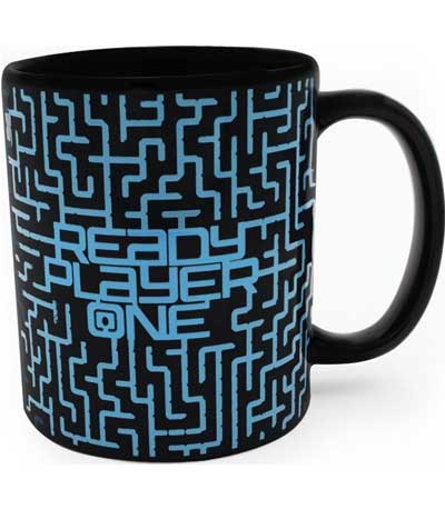 Ready Player One - Maze Black Heat Mug