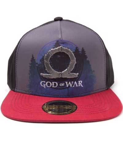 God of War - Sublimation Print Metal Badge Snapback Cap (SB010828GDW)