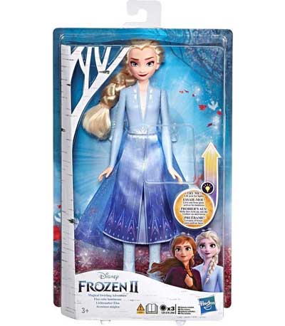 Hasbro Disney Frozen II - Elsa Magical Swirling Adventure Light Up Doll (E7000EU40)