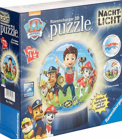 Ravensburger παζλ 72Τεμ. 3D - Μπαλαλάμπα Paw Patrol (11842)