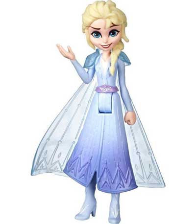 Hasbro Disney Frozen II Έλσα Μικρή Κούκλα Με Αποσπώμενη Κάπα (E5505 - E630)