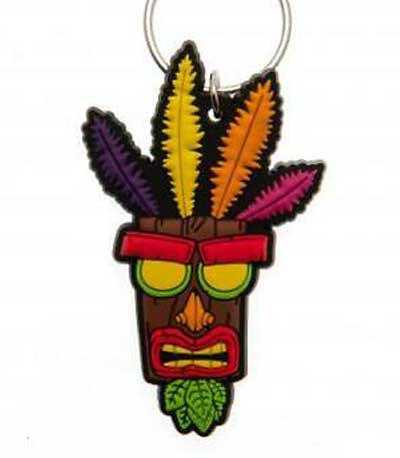 Crash Bandicoot Keyring Key Ring Chain Aku Aku (RK38869C)