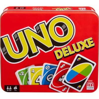 MATTEL UNO Deluxe σε μεταλλική κασετίνα (K0888)